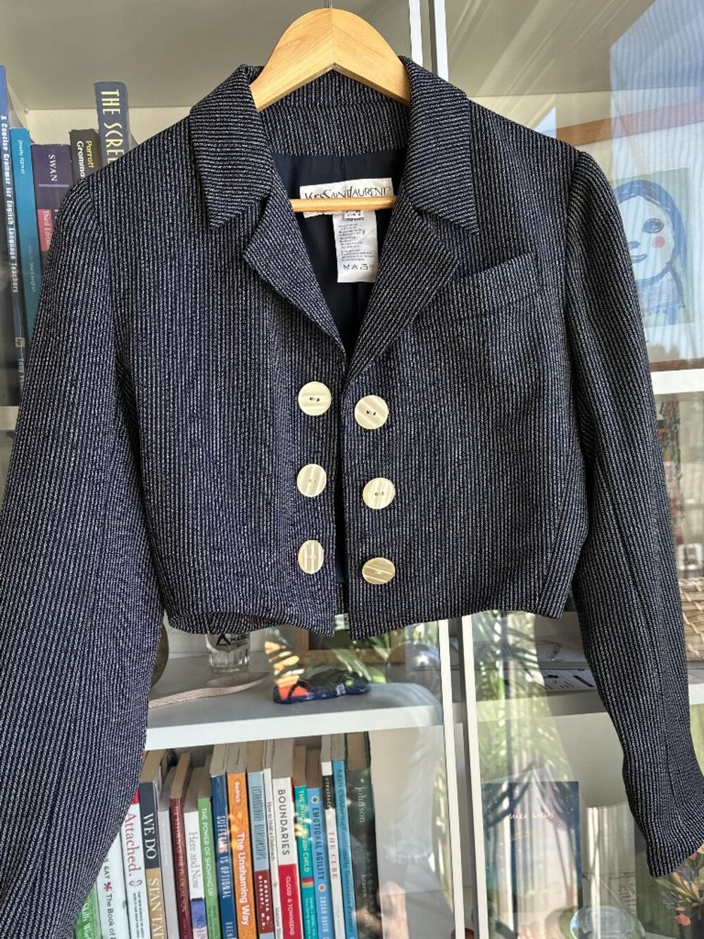 YSL Yves Saint Laurent Vintage Encore Bolero Blazer Jacket 36